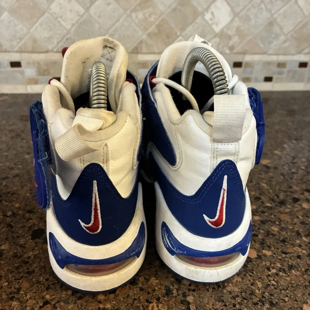 Nike Air Griffey Max 1 GS White Blue Red Kids Size 4Y DX3724-100 Baseball